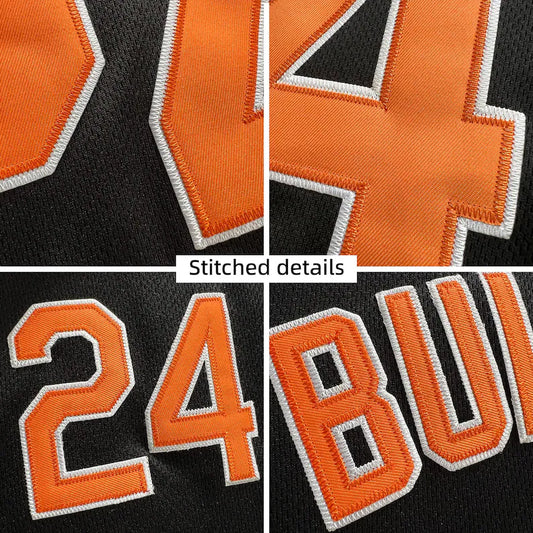 Custom Black Football American Rugby Jersey Personalized Stitched Team Name Player Number Durable Game Day Sports Uniform for Fans and Teams
